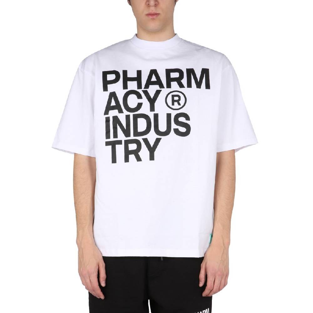 Pharmacy Industry Basic Logo T-Shirt Uomo