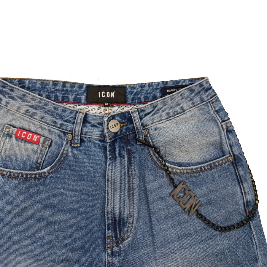 Icon Baggy Fit Denim Uomo
