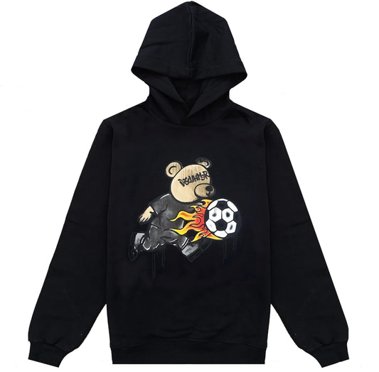 Disclaimer Soccer Flame Hoodie Junior