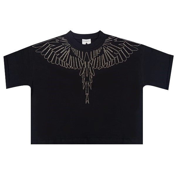 County Of Milan Glitter T-Shirt Donna