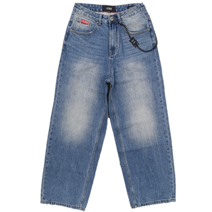 Icon Baggy Fit Denim Uomo