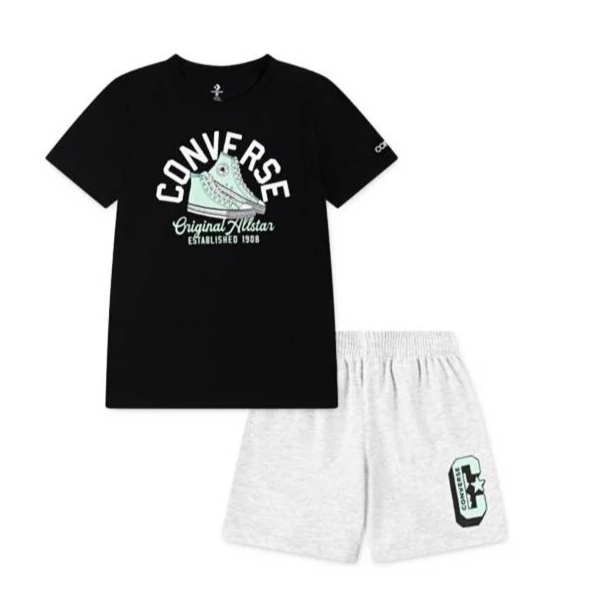 Converse 2-Pack T-Shirt & Short Junior