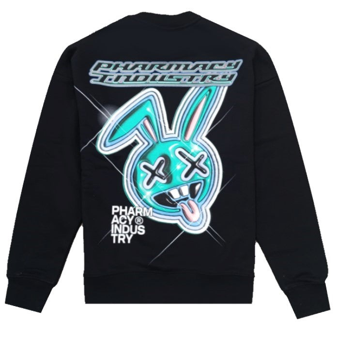 Pharmacy Industry Retro Logo Crew Uomo
