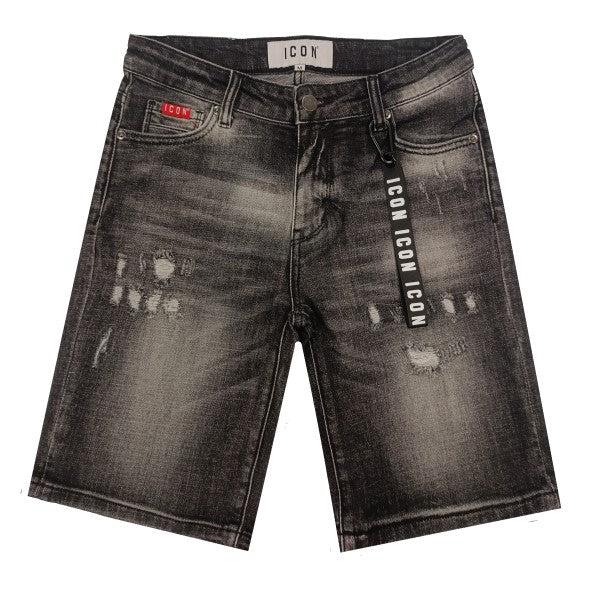 Icon Denim Short Rotture Junior