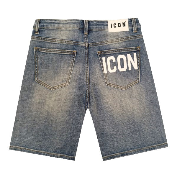 Icon Denim Short Rotture Junior