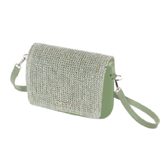 O Bag Pocket shiny crochet