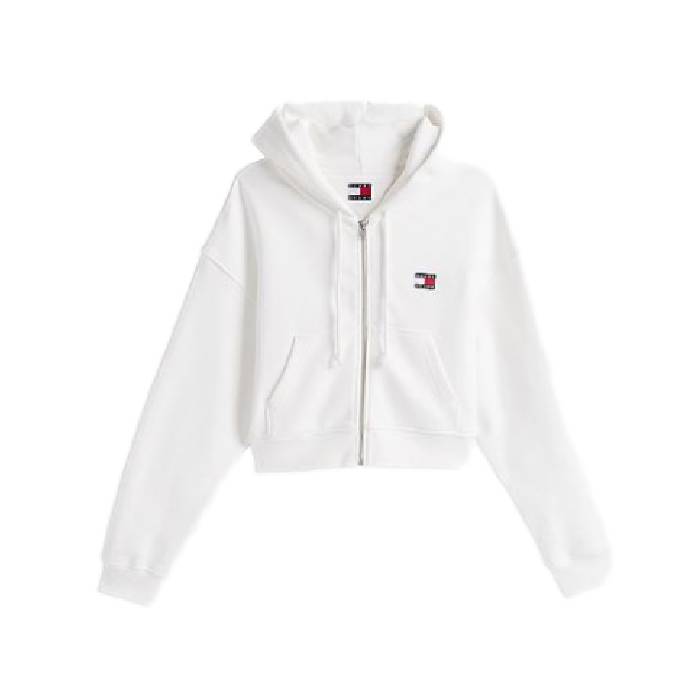 Tommy Hilfiger Jeans Hoodie Zip Crop Donna