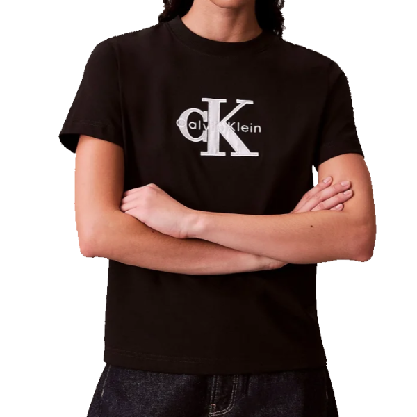 Calvin Klein Jeans Flock T-Shirt Donna
