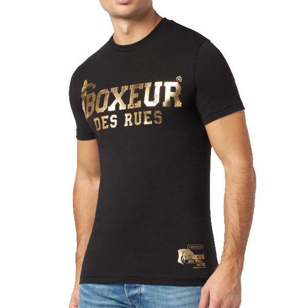 Boxeur Des Rues Gold Series Logo T-Shirt Uomo