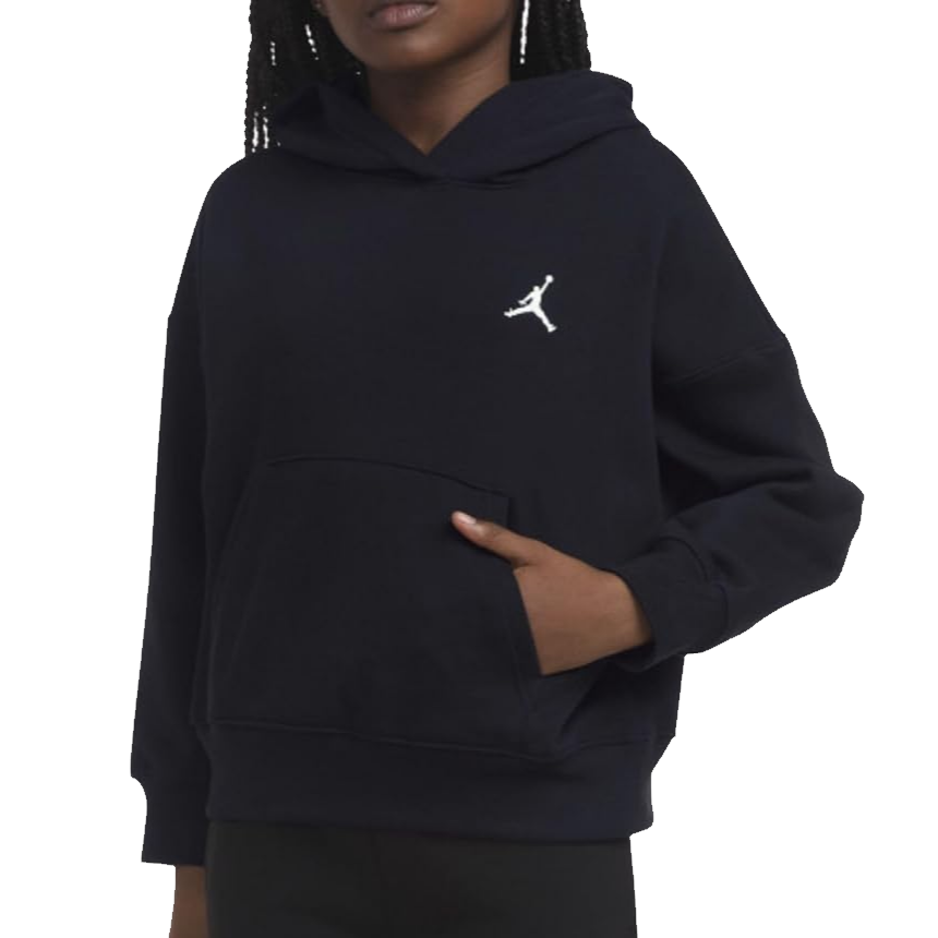 Jordan Essential Logo  Crop Hoodie Junior
