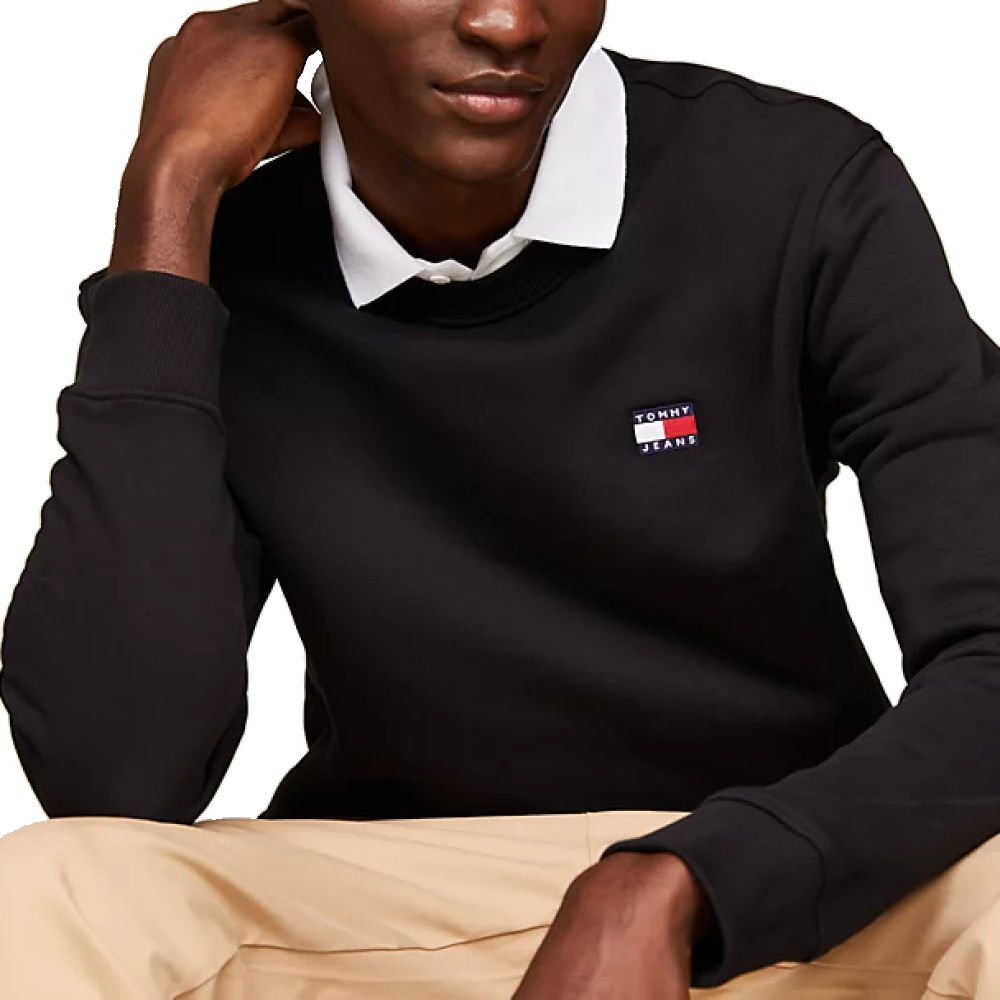 Tommy Jeans Badge Logo Crew Uomo