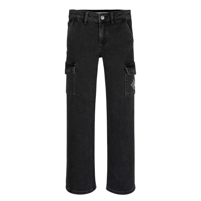 Calvin Klein Jeans High Rise Straight Cargo Junior