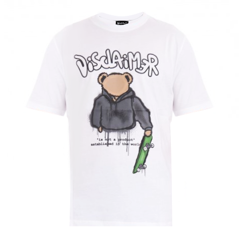 Disclaimer Skate Bear T-Shirt Uomo
