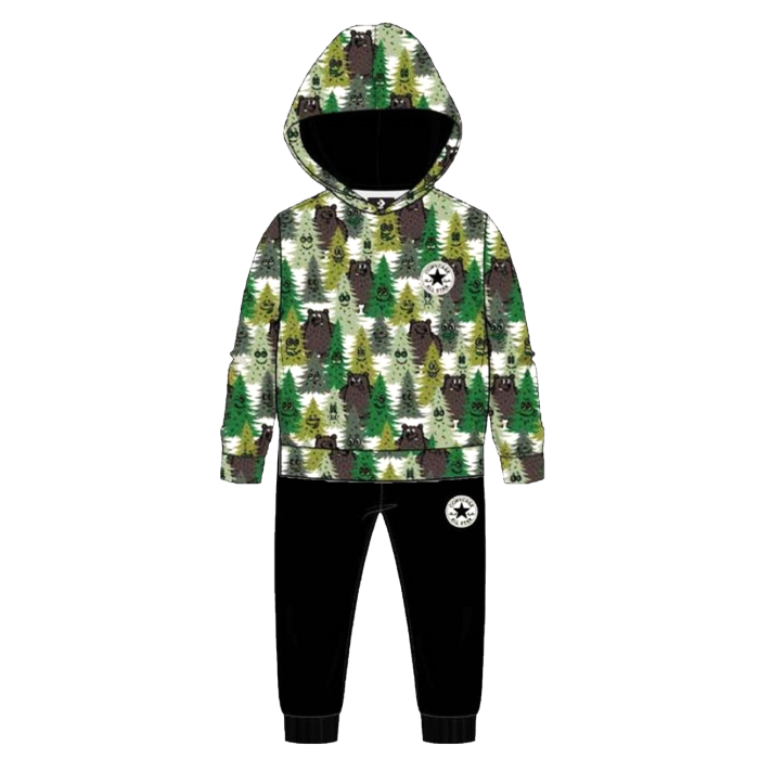 Converse Wood 2Pc Set Hoodie Kids