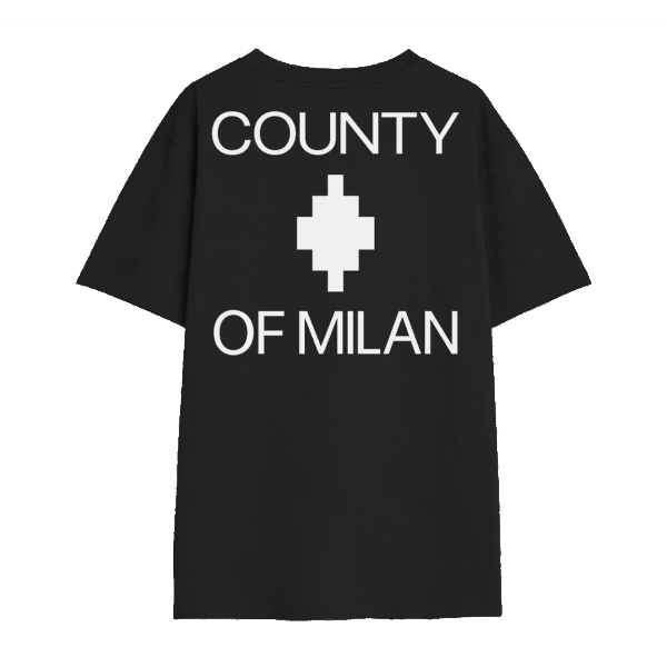 County Of Milan Retro Logo T-Shirt Uomo