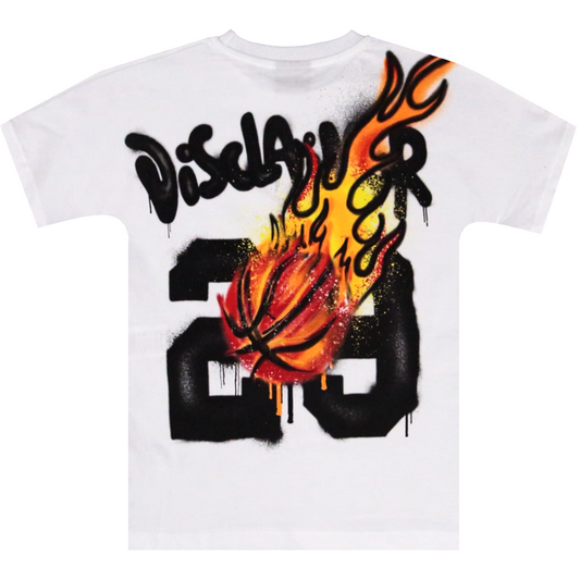 Disclaimer Retro Logo Flame Basket Junior