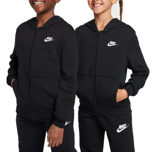 Nike Club French Terry Full Zip Hoodie Junior
