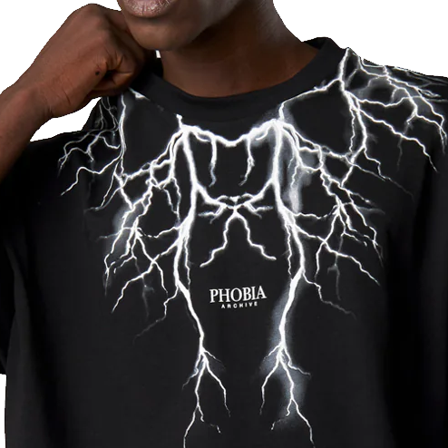 Phobia Archive Lightning T-Shirt Uomo