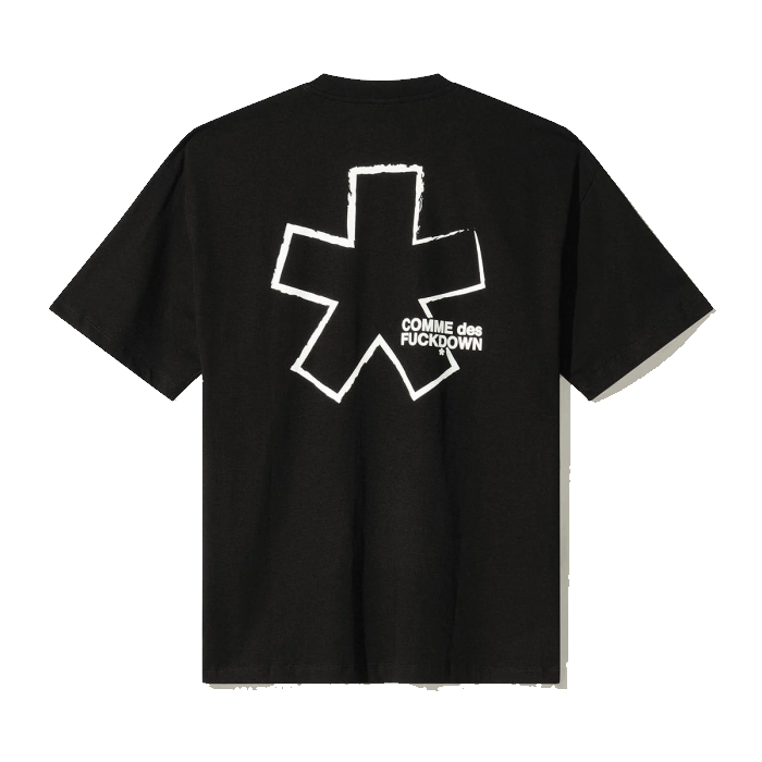Comme Des Fuckdown Retro Logo T-Shirt Uomo