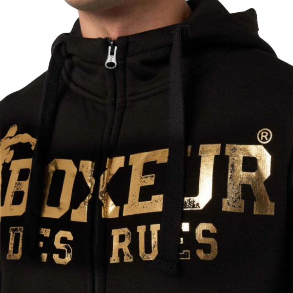 Boxeur Des Rues Classic Logo Full Zip Hoodie Uomo