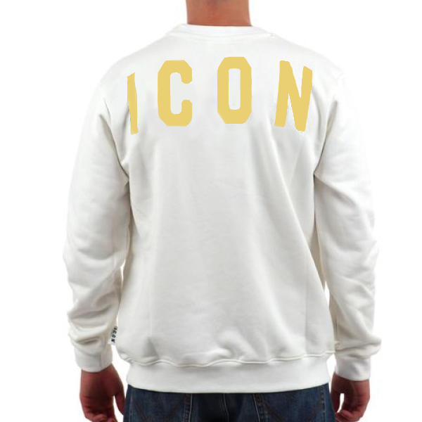 Icon Essential Retro Logo Crew Uomo