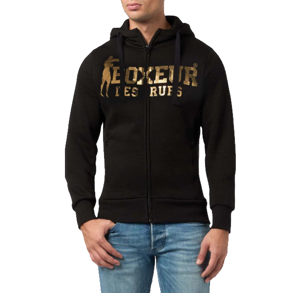 Boxeur Des Rues Classic Logo Full Zip Hoodie Uomo