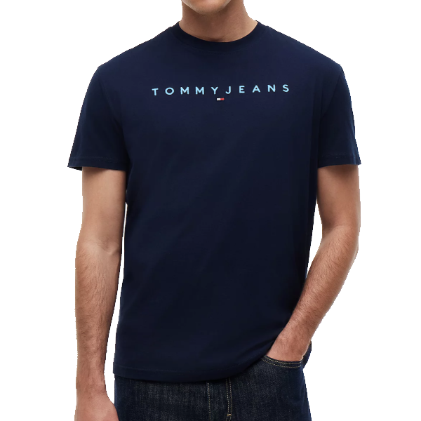 Tommy Jeans Linear Logo T-Shirt Uomo
