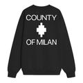 County Of Milan Retro Logo Crew Uomo