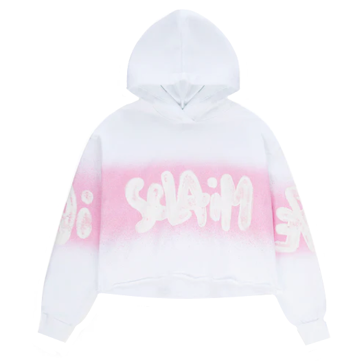 Disclaimer Oversize Glitter Hoodie Donna