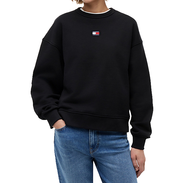 Tommy Jeans Badge Logo Crew Donna