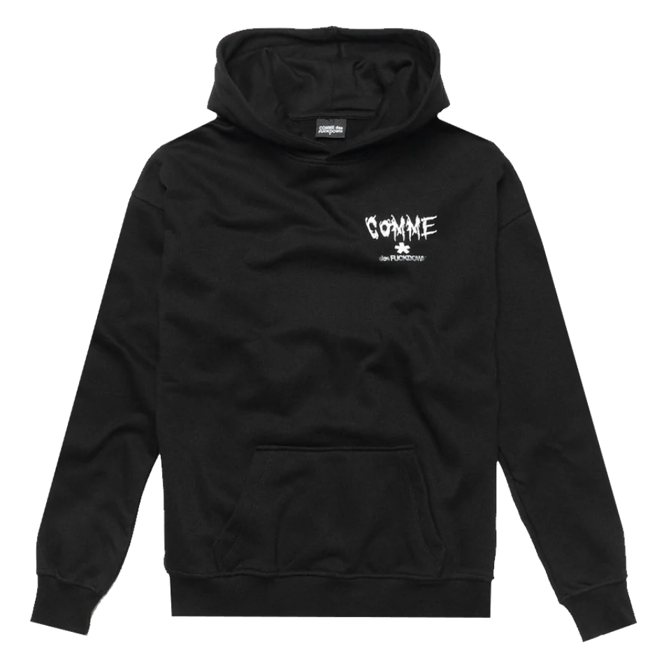 Comme Des Fuckdown Retro Logo Hoodie Uomo