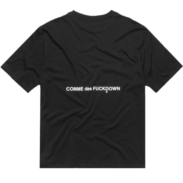 Comme Des Fuckdown Retro Logo T-Shirt Uomo