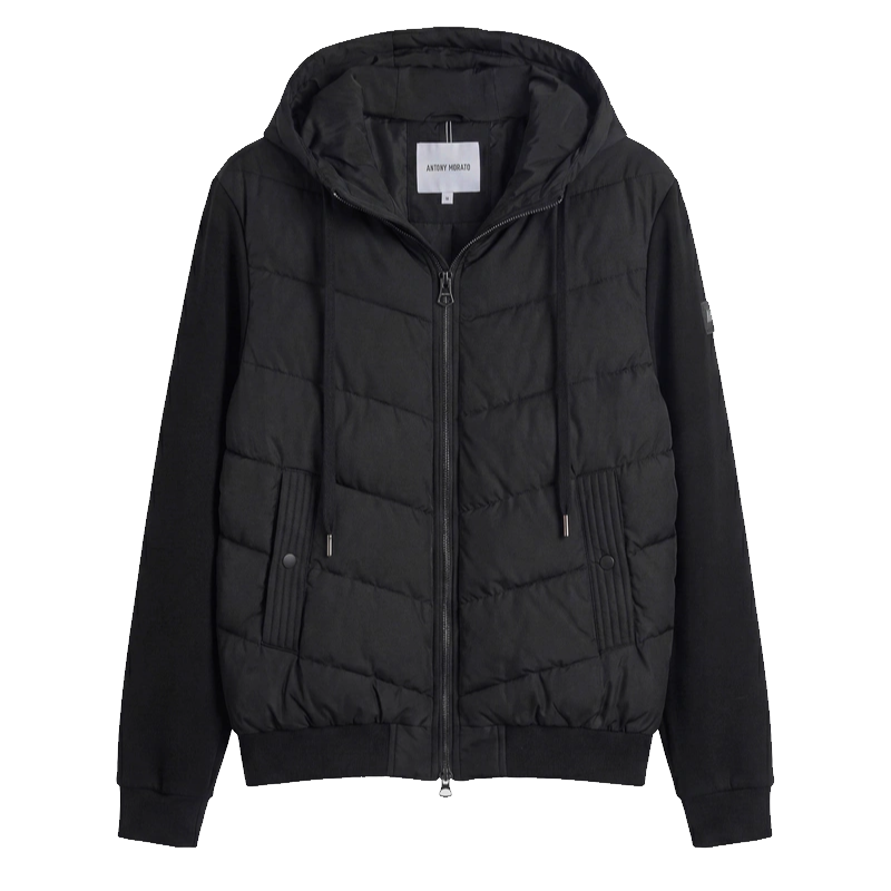 Antony Morato Slim Fit Coat in Padded Hoodie Uomo