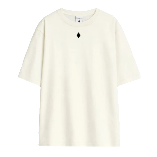 County Of Milan Retro Logo T-Shirt Uomo