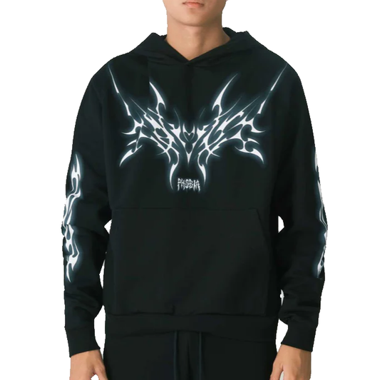 Phobia Archive Tribal Logo Hoodie Uomo