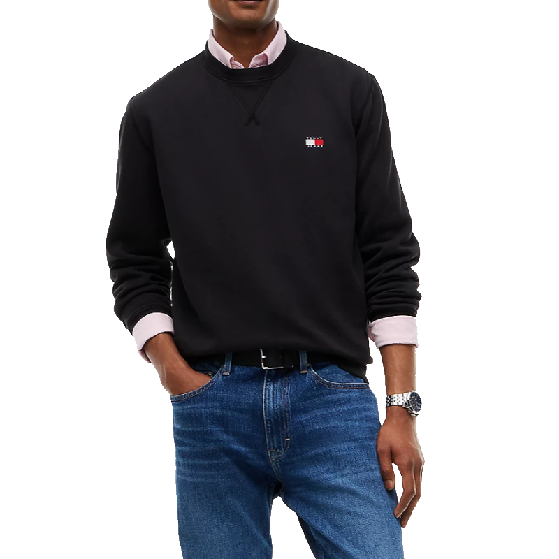 Tommy Jeans Badge Logo Crew Uomo