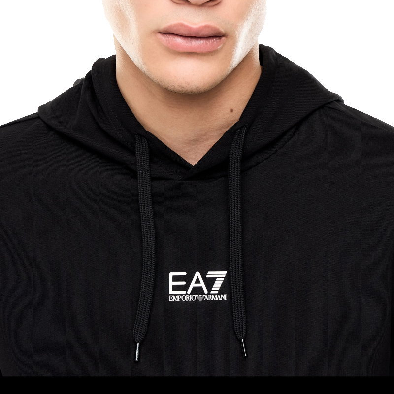 EA7 Core Identity Fleece Hoodie Uomo