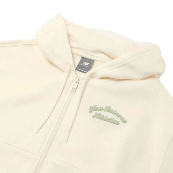 New Balance Oversized Full Zip Hoodie Donna