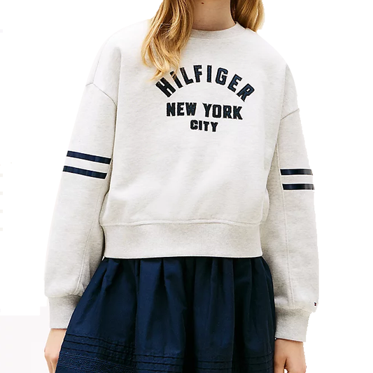 Tommy Jeans Satin Applique Crew Junior