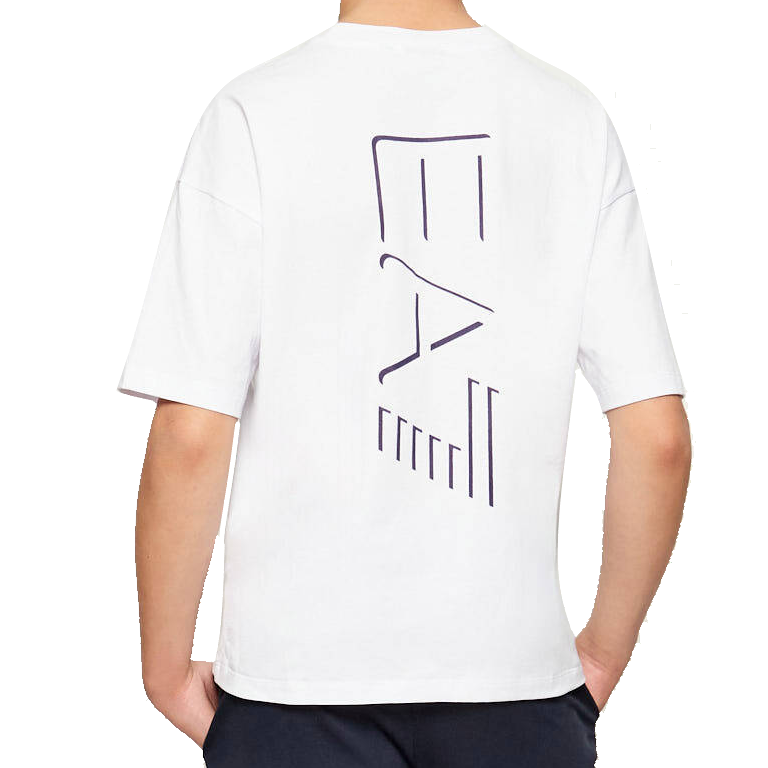 EA7 Training Logo Oversized T-Shirt Junior