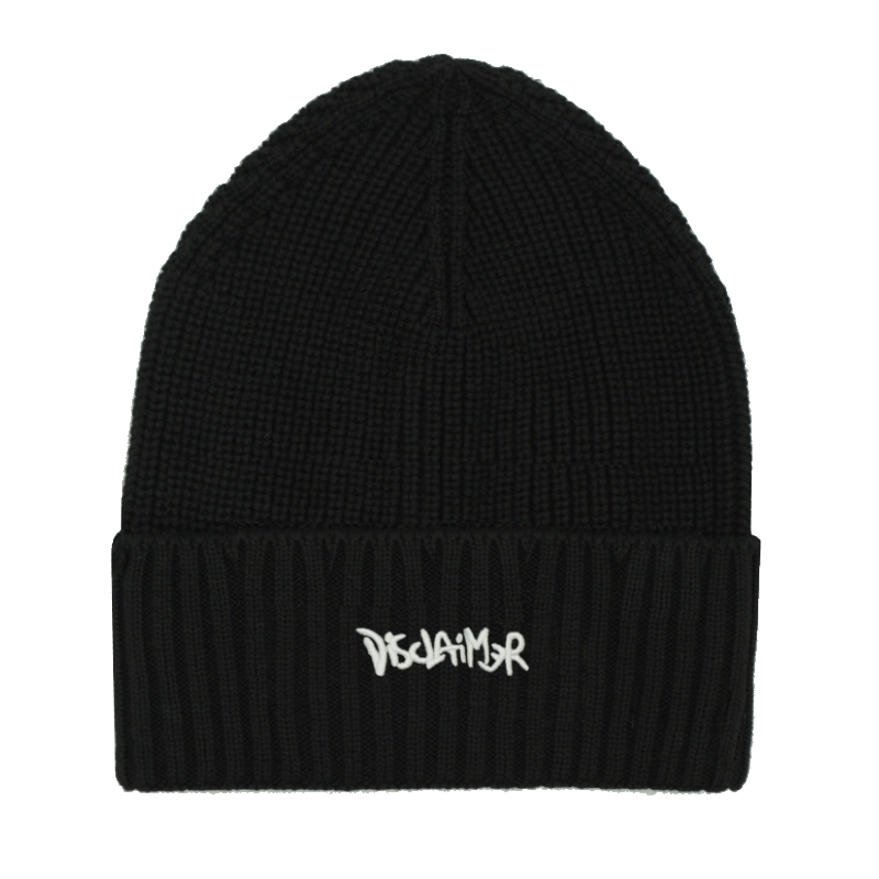 Disclaimer Mini Logo Beanie Unisex