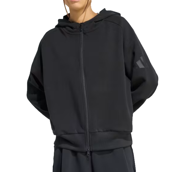 Adidas Soft Lux Full Zip Hoodie Donna