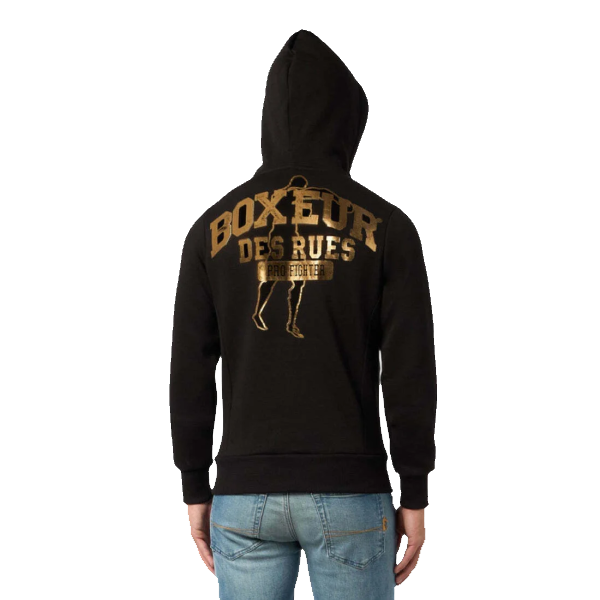 Boxeur Des Rues Classic Logo Full Zip Hoodie Uomo