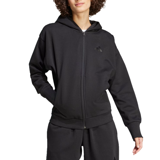 Adidas ALL SZN Fleece Full Zip Hoodie Donna