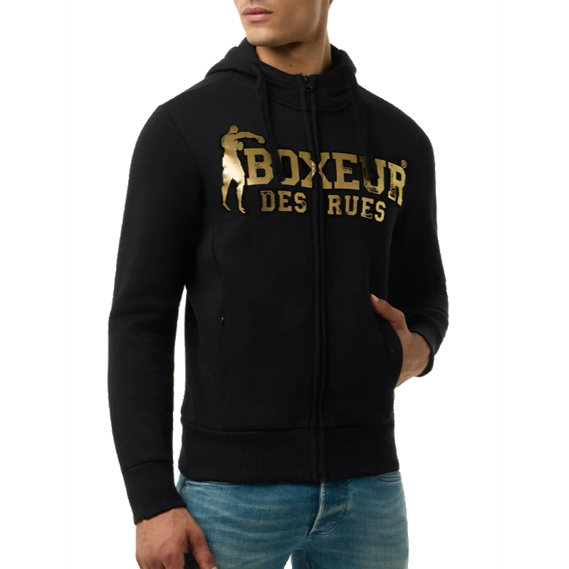 Boxeur Des Rues Full Zip Hodie Uomo