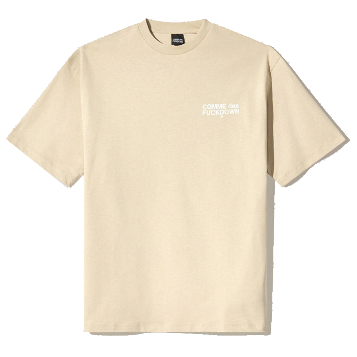 Comme Des Fuckdown Retro Logo T-Shirt Uomo