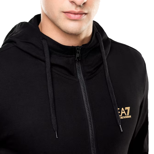 EA7 Core Identity FT Full ZIp Hoodie Uomo