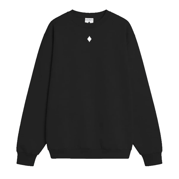 County Of Milan Retro Logo Crew Uomo
