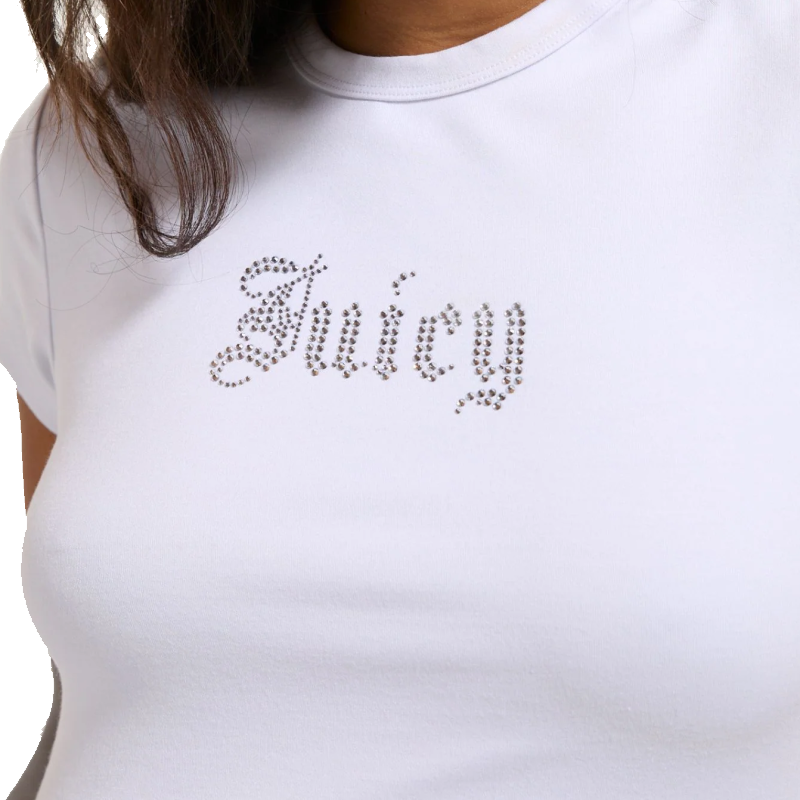 Juicy Couture Old Gothic Juicy Baby T-Shirt Donna