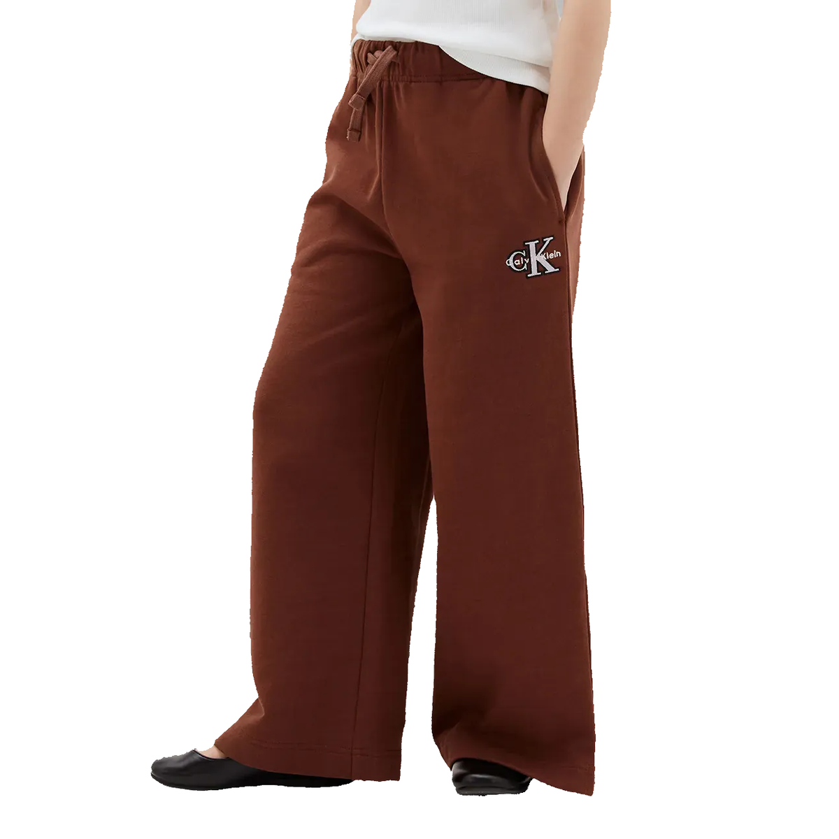 Calvin Klein Jeans Monologo Wide Leg Pant Junior